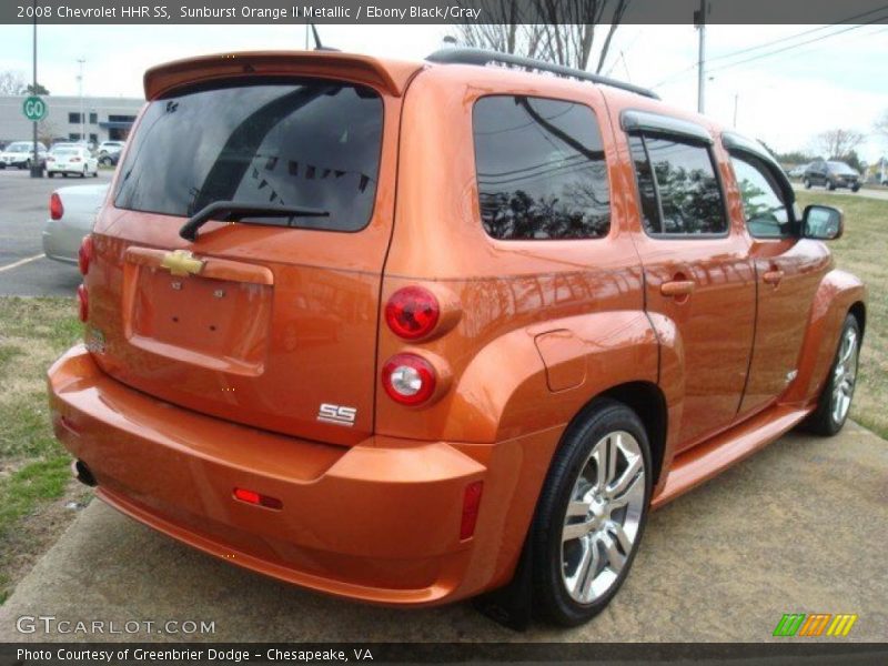Sunburst Orange II Metallic / Ebony Black/Gray 2008 Chevrolet HHR SS