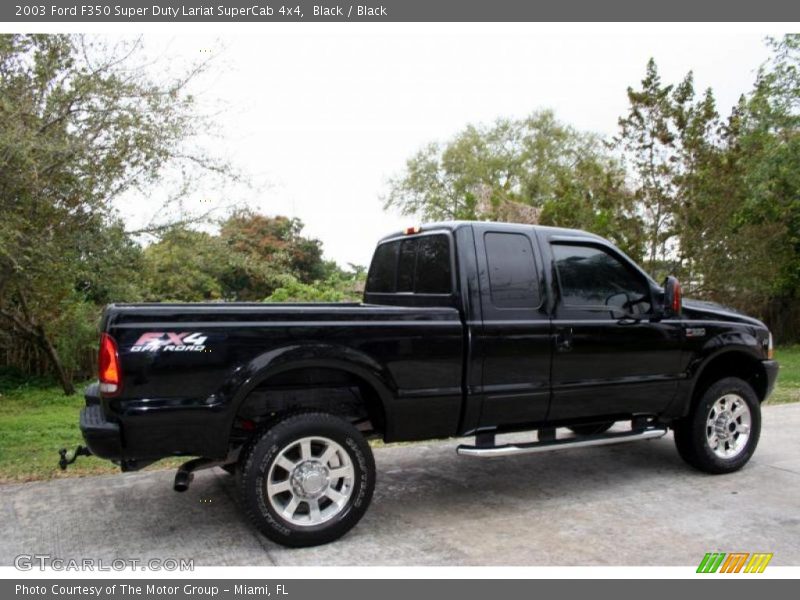 Black / Black 2003 Ford F350 Super Duty Lariat SuperCab 4x4