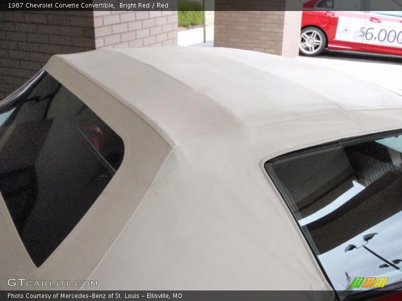 Bright Red / Red 1987 Chevrolet Corvette Convertible