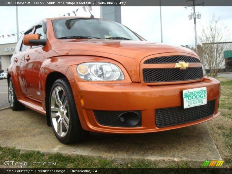 Sunburst Orange II Metallic / Ebony Black/Gray 2008 Chevrolet HHR SS