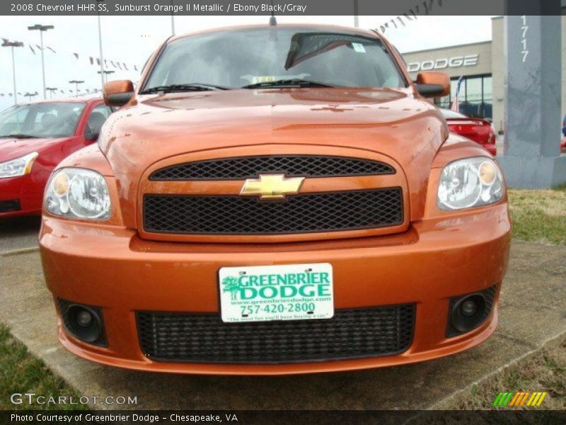 Sunburst Orange II Metallic / Ebony Black/Gray 2008 Chevrolet HHR SS