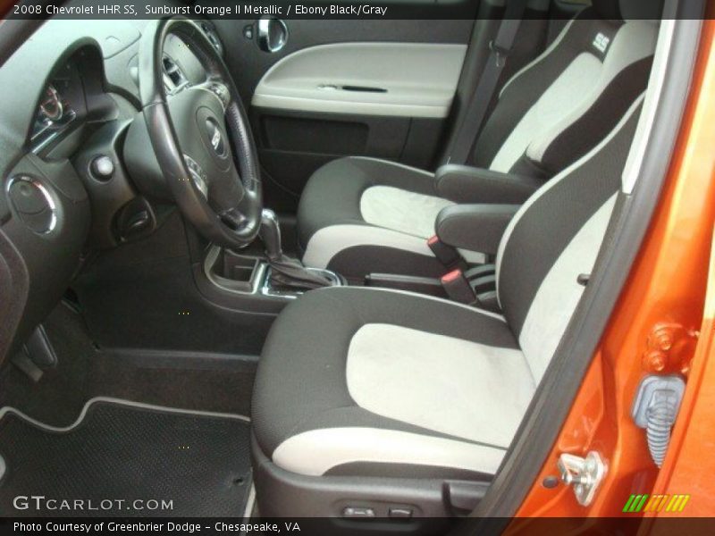 Sunburst Orange II Metallic / Ebony Black/Gray 2008 Chevrolet HHR SS