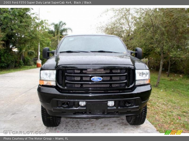 Black / Black 2003 Ford F350 Super Duty Lariat SuperCab 4x4