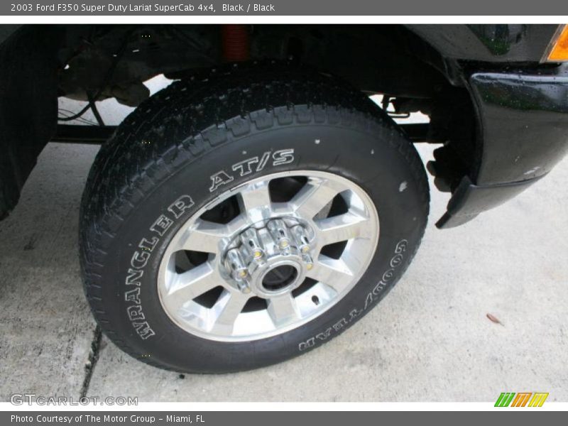 Black / Black 2003 Ford F350 Super Duty Lariat SuperCab 4x4