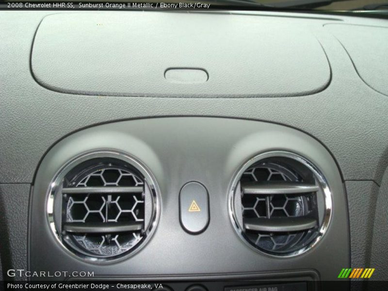 Sunburst Orange II Metallic / Ebony Black/Gray 2008 Chevrolet HHR SS