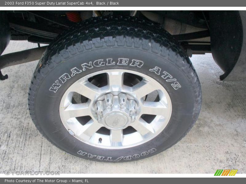Black / Black 2003 Ford F350 Super Duty Lariat SuperCab 4x4