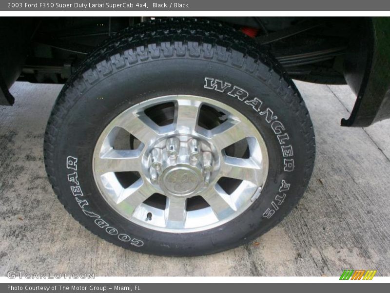 Black / Black 2003 Ford F350 Super Duty Lariat SuperCab 4x4