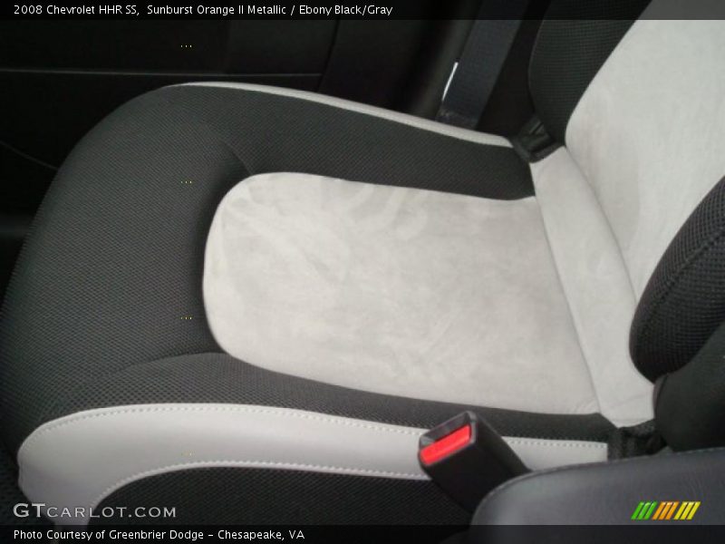 Sunburst Orange II Metallic / Ebony Black/Gray 2008 Chevrolet HHR SS