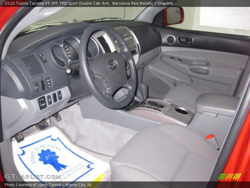 Barcelona Red Metallic / Graphite 2010 Toyota Tacoma V6 SR5 TRD Sport Double Cab 4x4