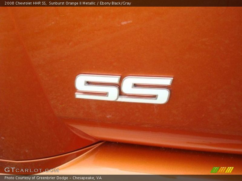 Sunburst Orange II Metallic / Ebony Black/Gray 2008 Chevrolet HHR SS