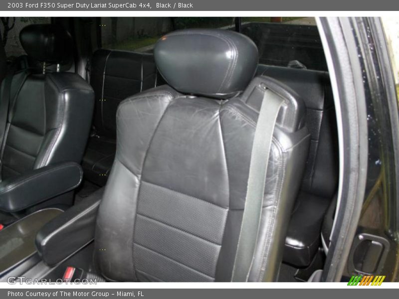 Black / Black 2003 Ford F350 Super Duty Lariat SuperCab 4x4