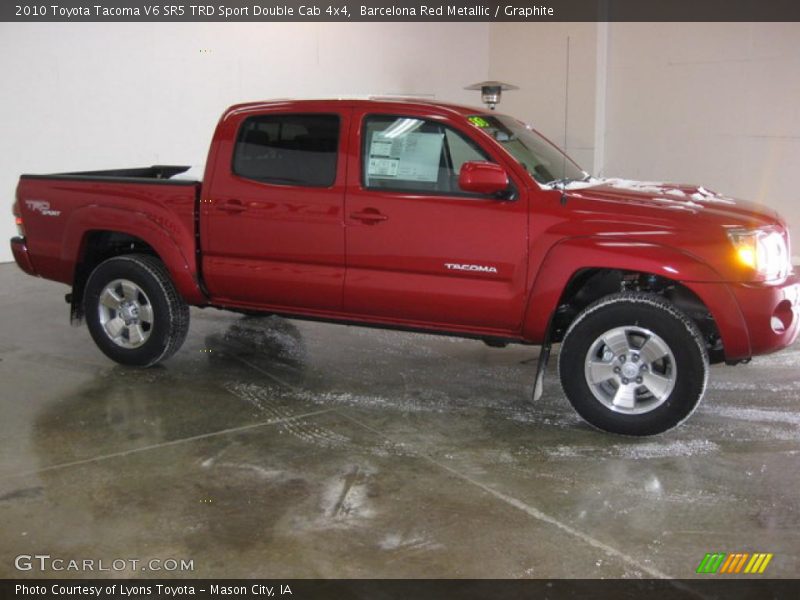 Barcelona Red Metallic / Graphite 2010 Toyota Tacoma V6 SR5 TRD Sport Double Cab 4x4