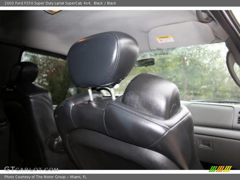 Black / Black 2003 Ford F350 Super Duty Lariat SuperCab 4x4