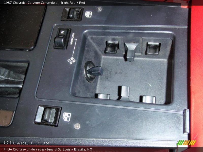 Bright Red / Red 1987 Chevrolet Corvette Convertible