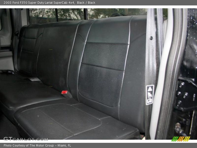 Black / Black 2003 Ford F350 Super Duty Lariat SuperCab 4x4