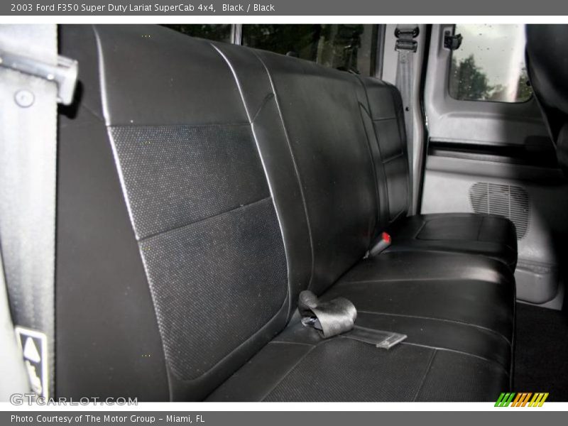 Black / Black 2003 Ford F350 Super Duty Lariat SuperCab 4x4