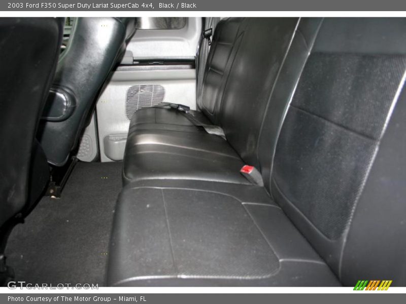 Black / Black 2003 Ford F350 Super Duty Lariat SuperCab 4x4