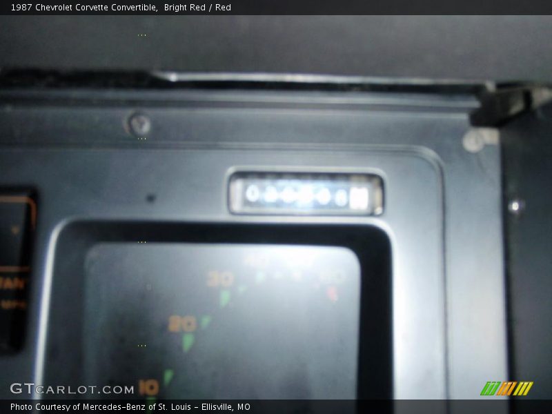 Bright Red / Red 1987 Chevrolet Corvette Convertible