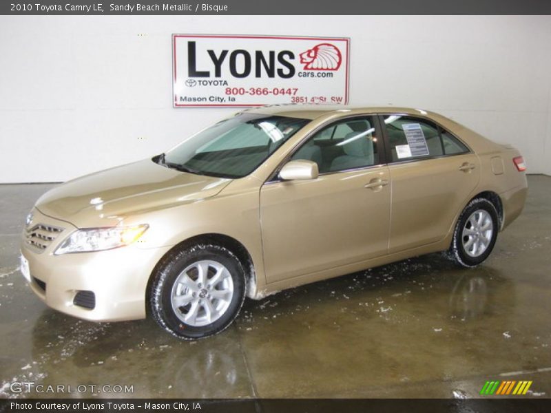 Sandy Beach Metallic / Bisque 2010 Toyota Camry LE