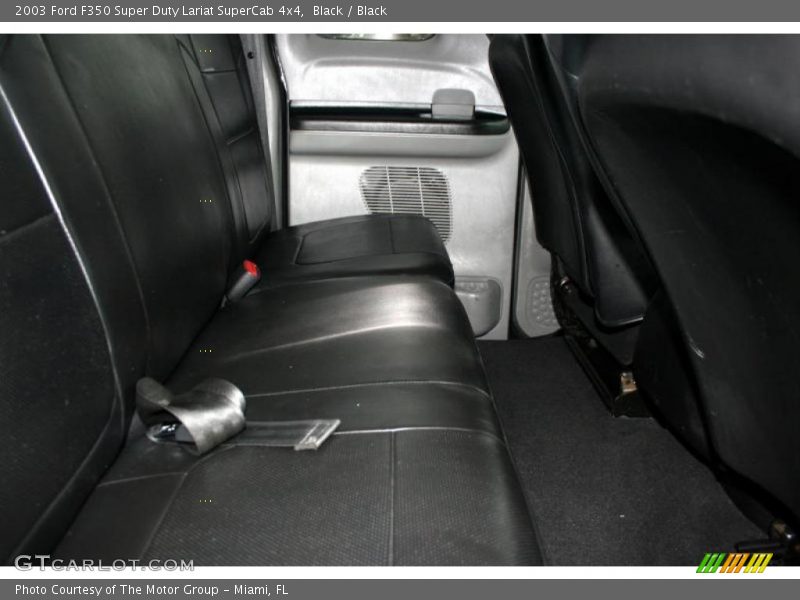 Black / Black 2003 Ford F350 Super Duty Lariat SuperCab 4x4