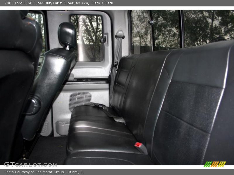 Black / Black 2003 Ford F350 Super Duty Lariat SuperCab 4x4