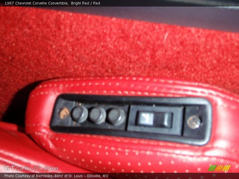 Bright Red / Red 1987 Chevrolet Corvette Convertible