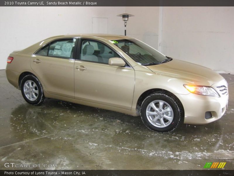 Sandy Beach Metallic / Bisque 2010 Toyota Camry LE