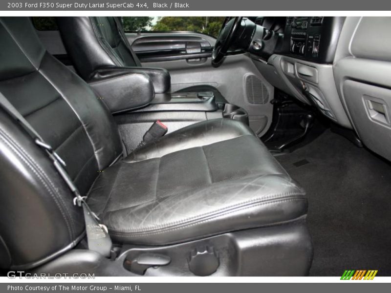 Black / Black 2003 Ford F350 Super Duty Lariat SuperCab 4x4