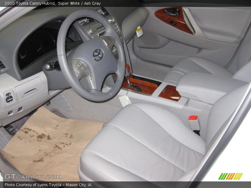 Super White / Ash Gray 2010 Toyota Camry Hybrid