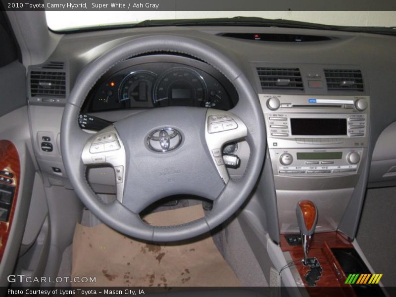 Super White / Ash Gray 2010 Toyota Camry Hybrid