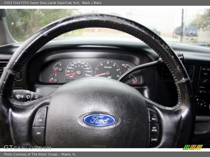 Black / Black 2003 Ford F350 Super Duty Lariat SuperCab 4x4