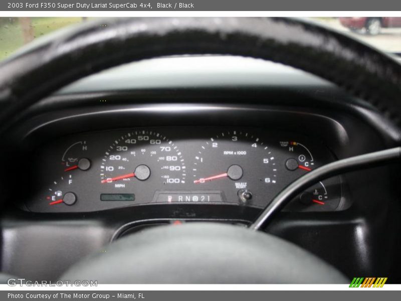 Black / Black 2003 Ford F350 Super Duty Lariat SuperCab 4x4