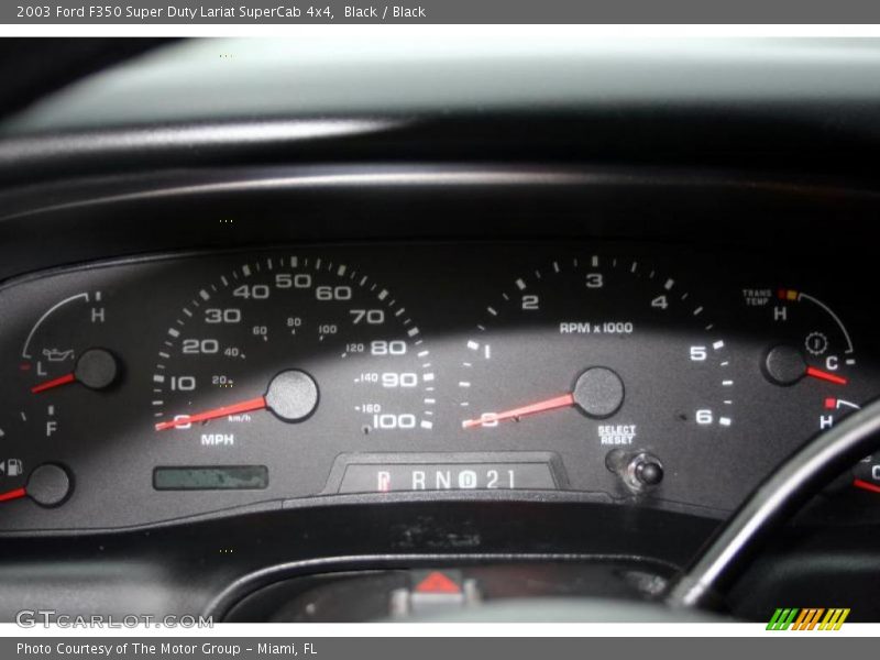 Black / Black 2003 Ford F350 Super Duty Lariat SuperCab 4x4
