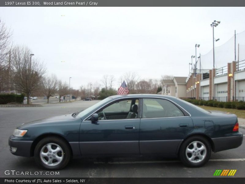 Wood Land Green Pearl / Gray 1997 Lexus ES 300
