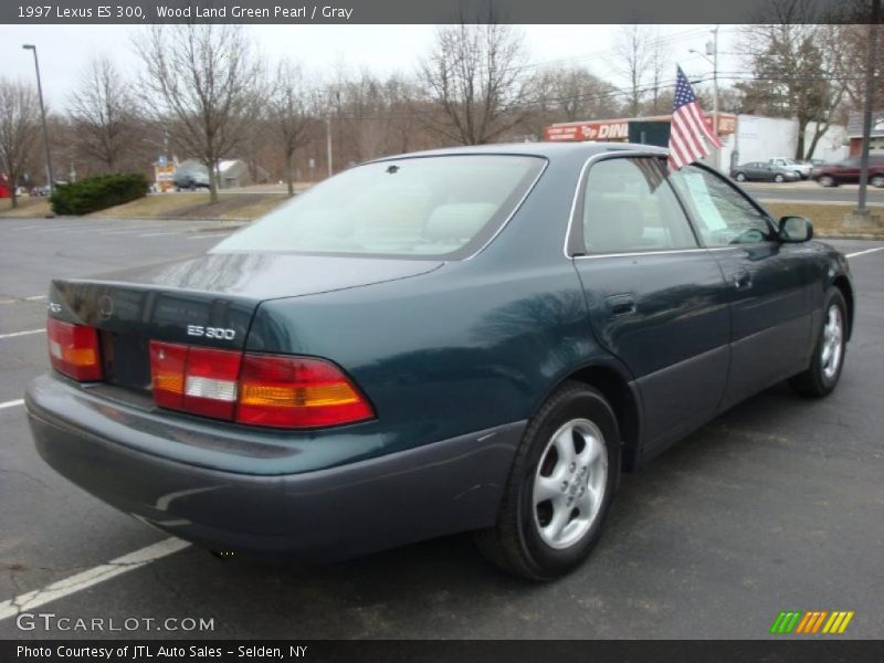 Wood Land Green Pearl / Gray 1997 Lexus ES 300