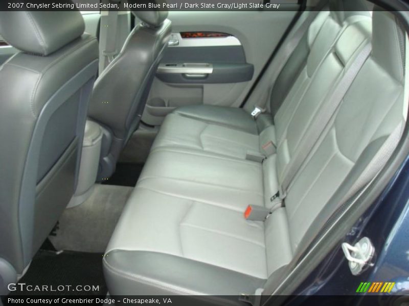 Modern Blue Pearl / Dark Slate Gray/Light Slate Gray 2007 Chrysler Sebring Limited Sedan