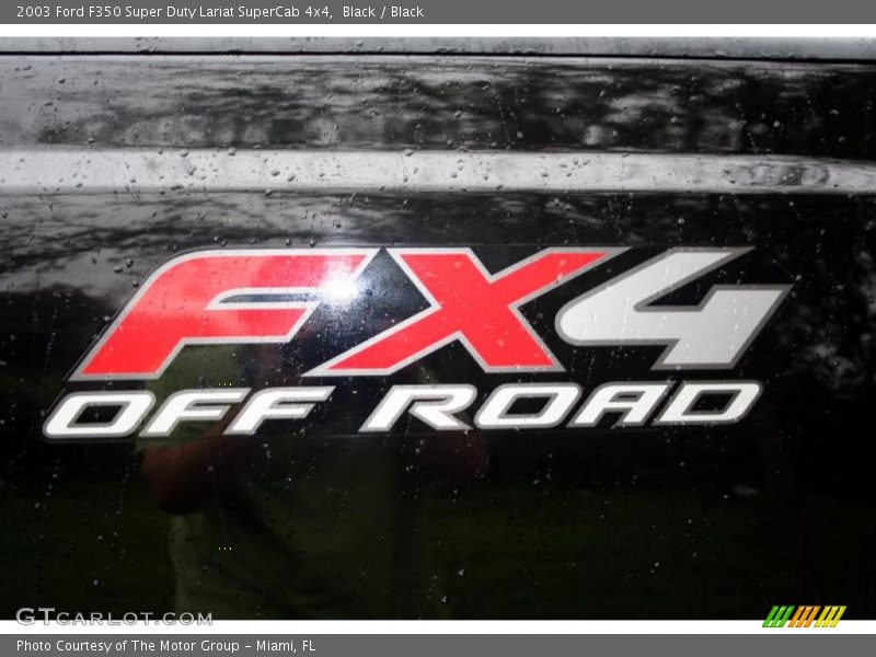 Black / Black 2003 Ford F350 Super Duty Lariat SuperCab 4x4