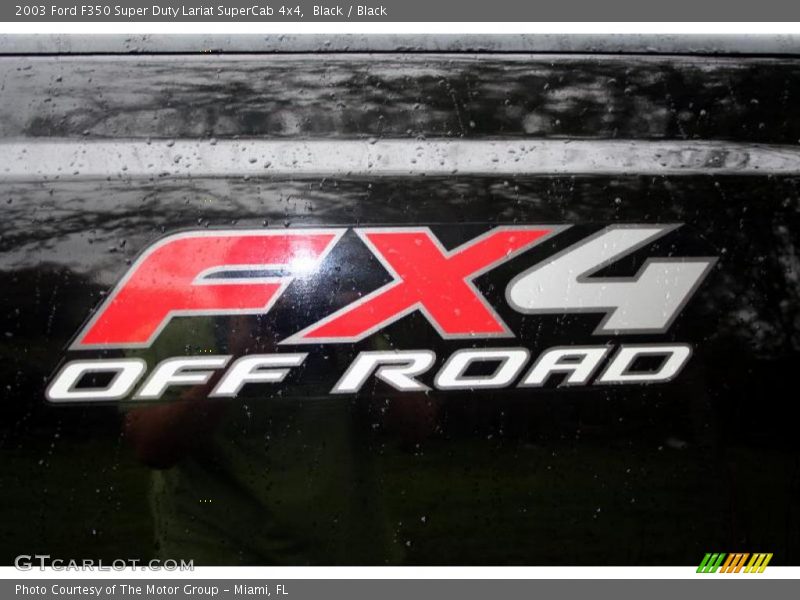 Black / Black 2003 Ford F350 Super Duty Lariat SuperCab 4x4