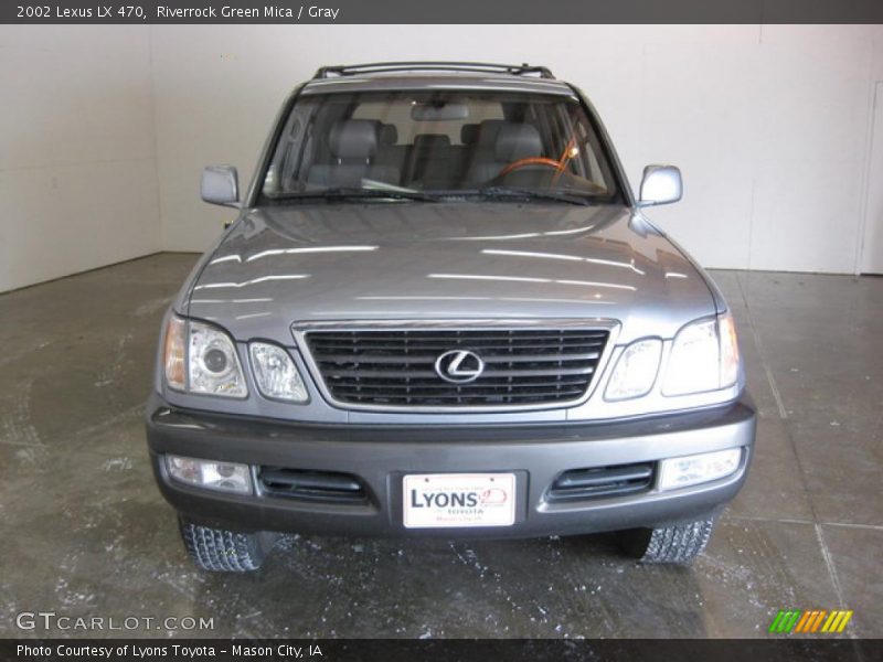 Riverrock Green Mica / Gray 2002 Lexus LX 470