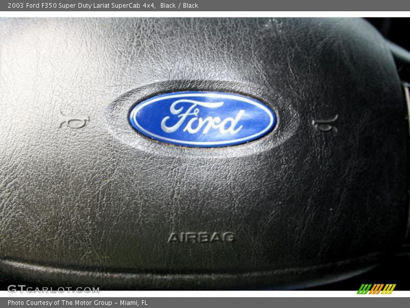 Black / Black 2003 Ford F350 Super Duty Lariat SuperCab 4x4