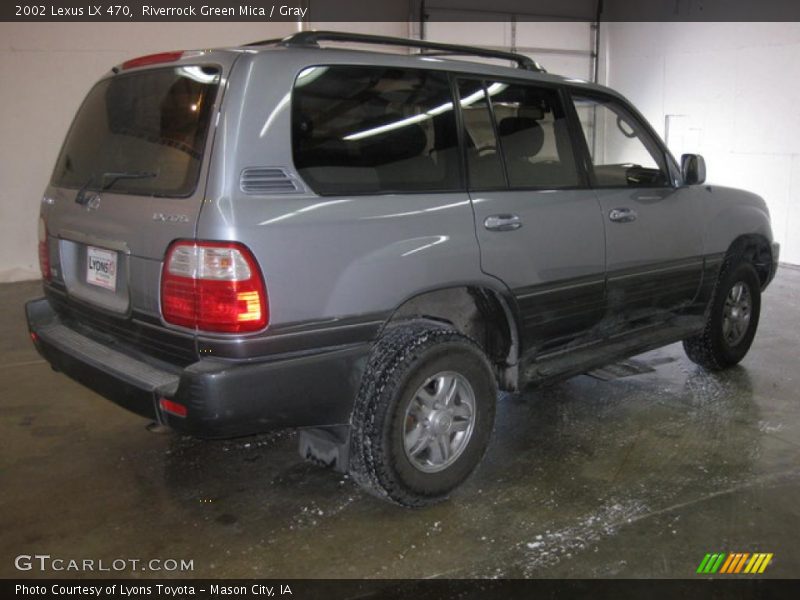Riverrock Green Mica / Gray 2002 Lexus LX 470