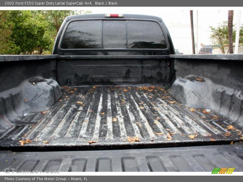 Black / Black 2003 Ford F350 Super Duty Lariat SuperCab 4x4