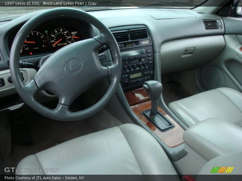 Wood Land Green Pearl / Gray 1997 Lexus ES 300
