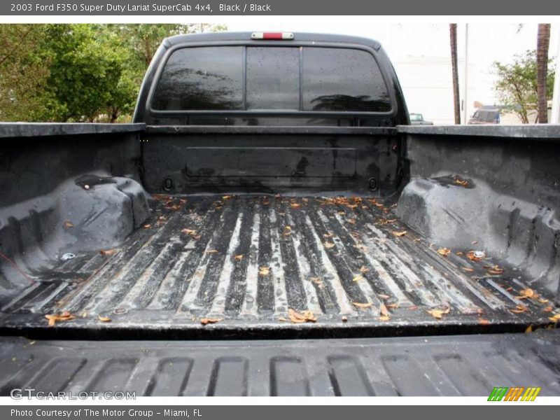 Black / Black 2003 Ford F350 Super Duty Lariat SuperCab 4x4