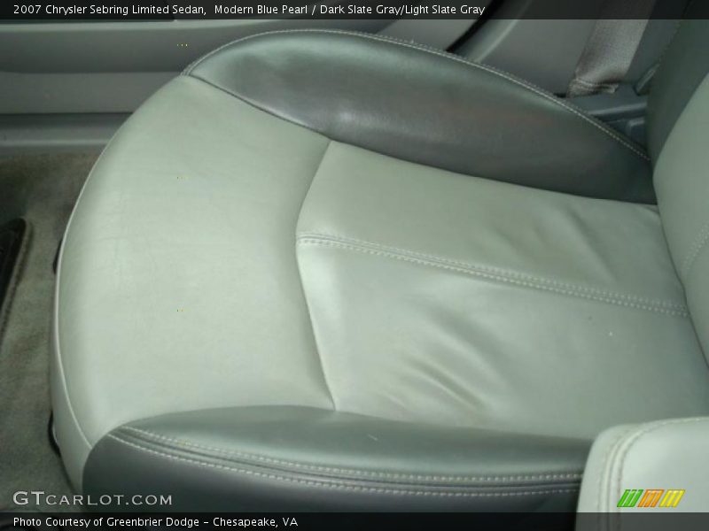 Modern Blue Pearl / Dark Slate Gray/Light Slate Gray 2007 Chrysler Sebring Limited Sedan