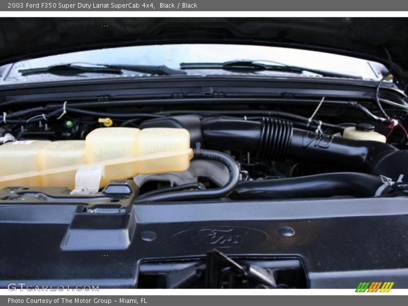 Black / Black 2003 Ford F350 Super Duty Lariat SuperCab 4x4