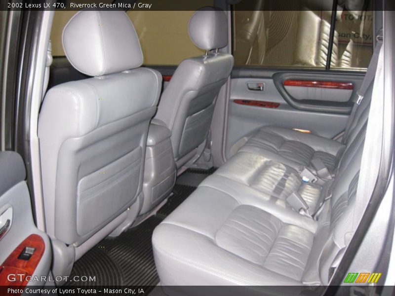 Riverrock Green Mica / Gray 2002 Lexus LX 470