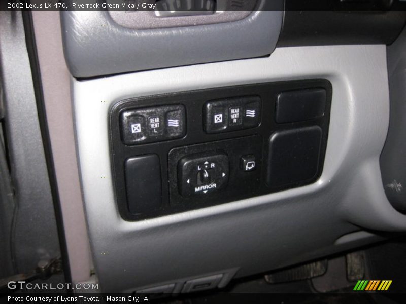 Riverrock Green Mica / Gray 2002 Lexus LX 470