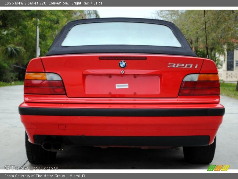 Bright Red / Beige 1996 BMW 3 Series 328i Convertible