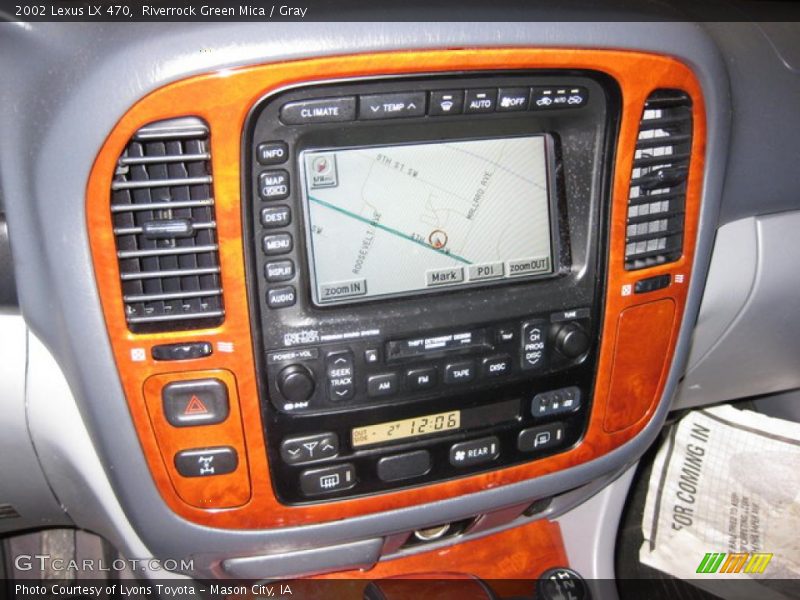 Riverrock Green Mica / Gray 2002 Lexus LX 470